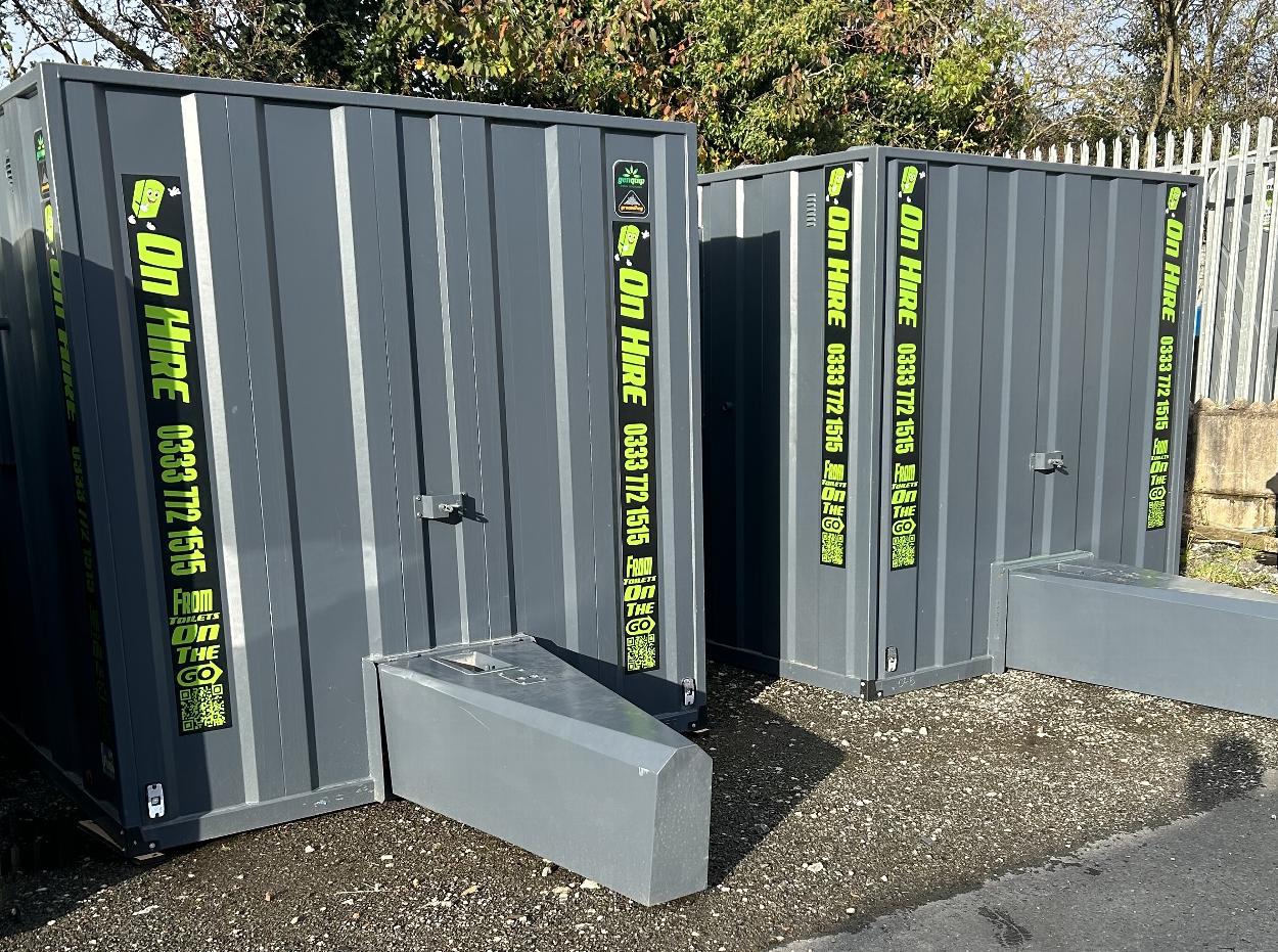 site welfare hire from toilets on the go