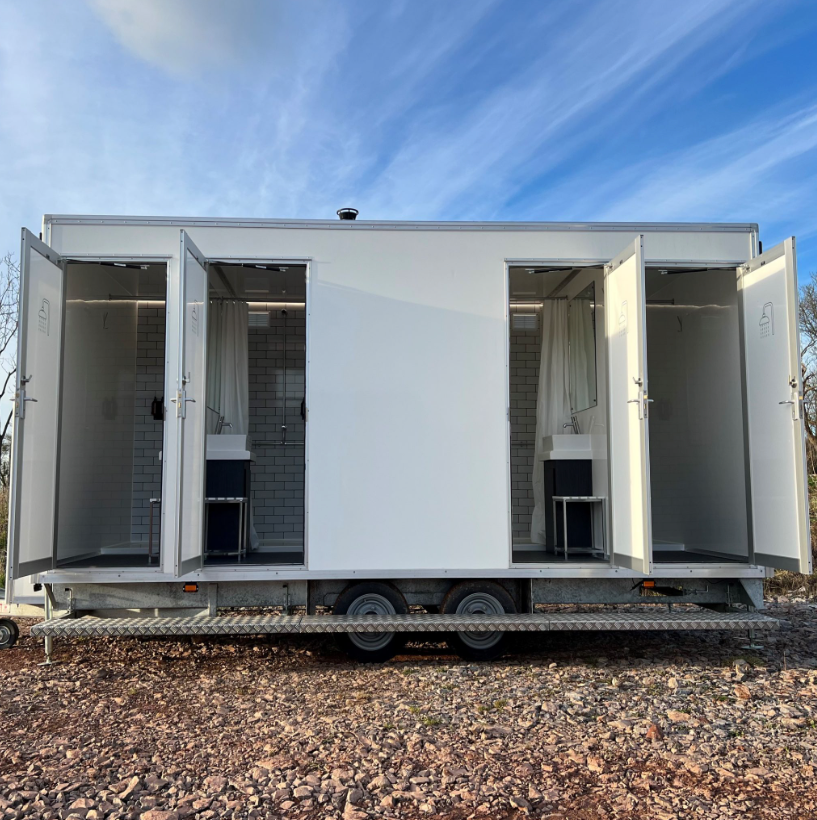 shower trailer hire from toilets on the go north west england