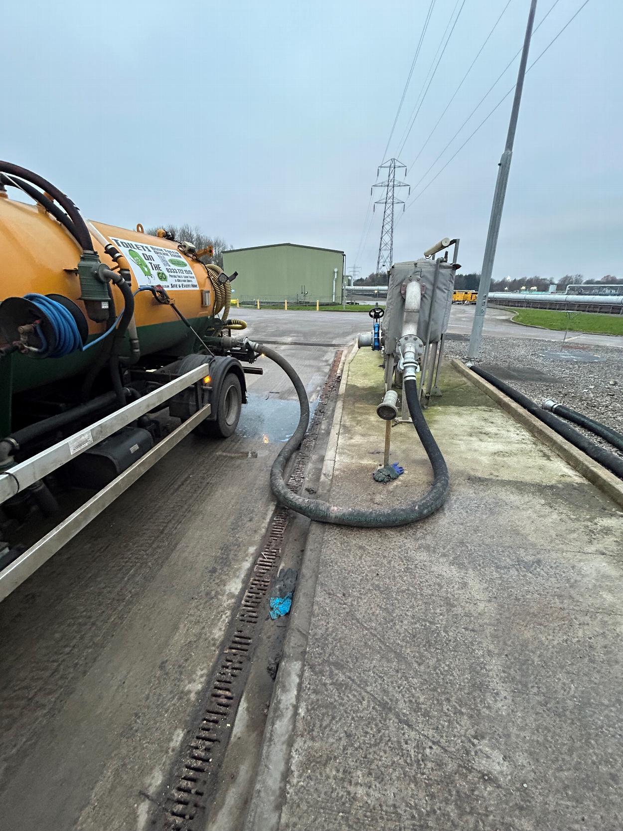 waste water sewage collection from toilets on the go bolton grater manchester